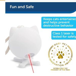 PetSafe Dancing Dot - Laser Pointer Cat‎ Toy / Dog Toy - Automatic Cat Laser Toy